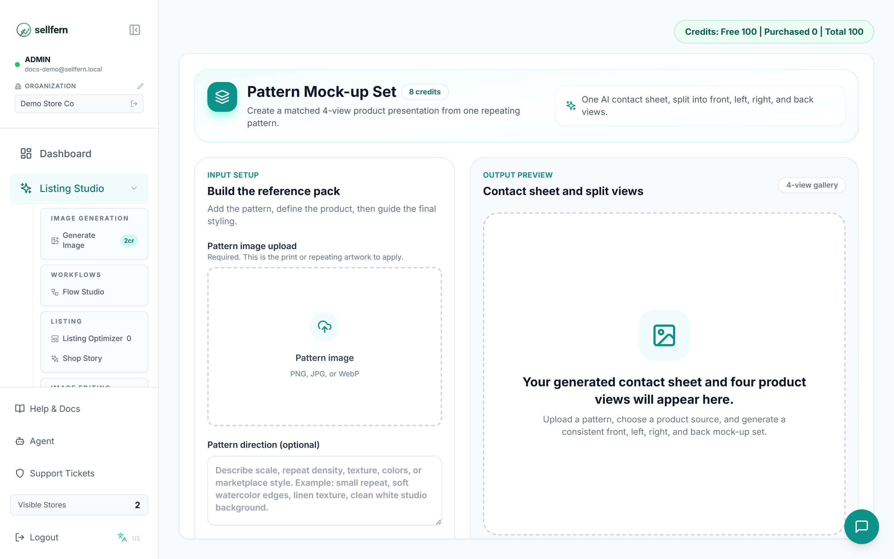 Pattern Mock-up Set
