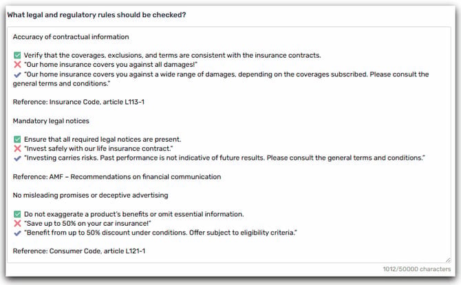 legal and regulatory rules