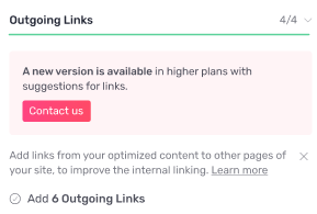 outgoing link