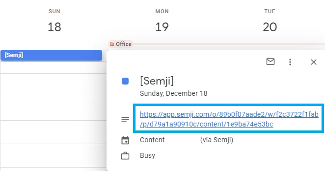 check calendar