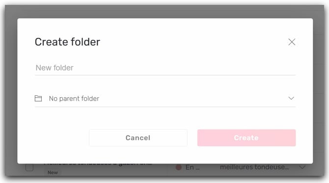 new folder