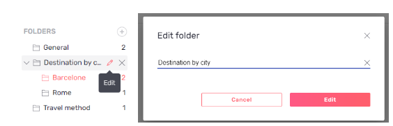 change name folders
