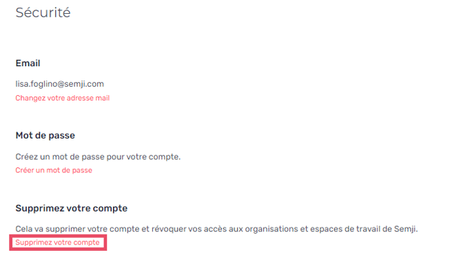 supprimer compte