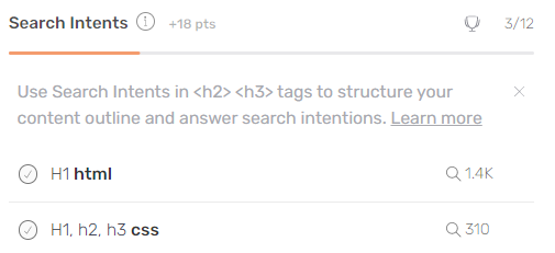 search intent