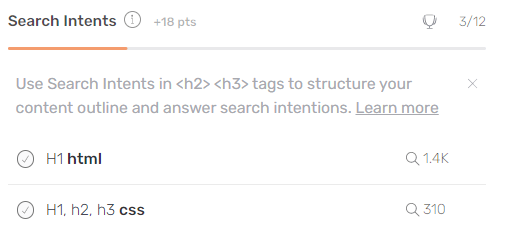 search intent