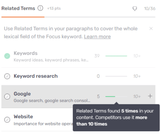 related terms