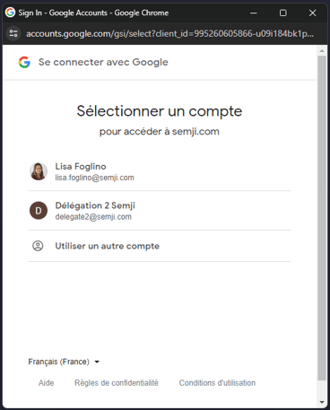 compte google