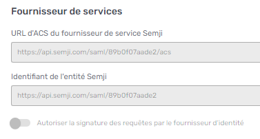 fournisseurs de service