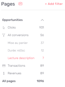 filter Pages