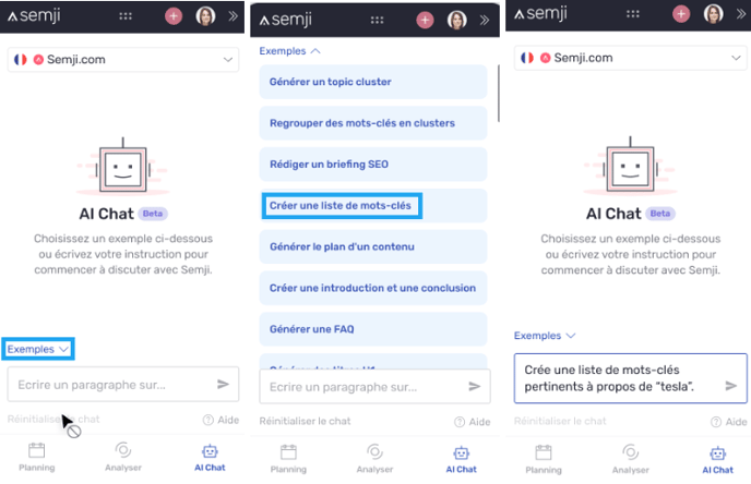 questions AI Chat