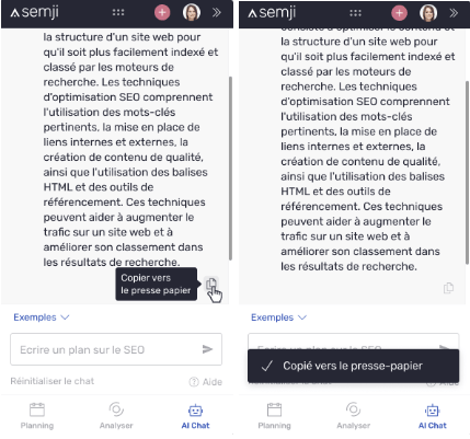 copier le contenu