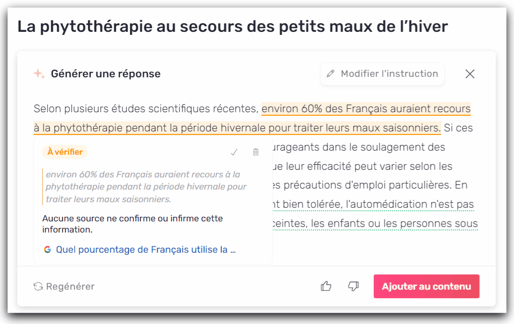 Indicateur orange