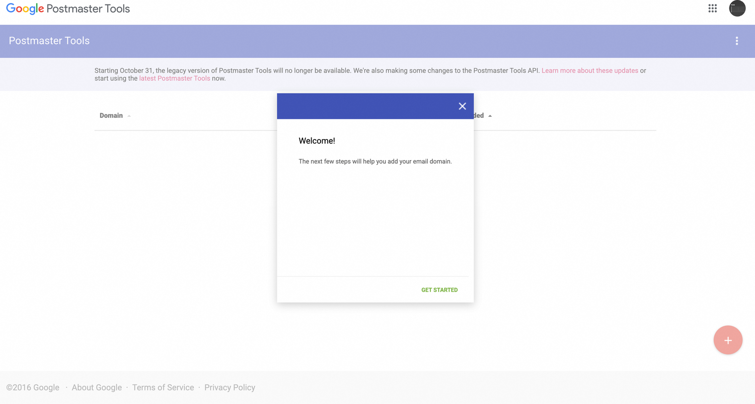 Google Postmaster Tools 配置示例