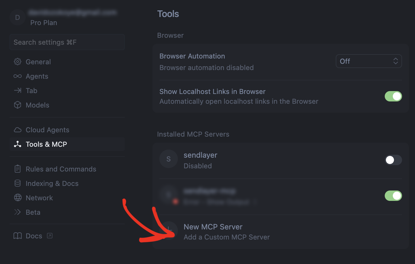 Cursor MCP Server Manual Installation