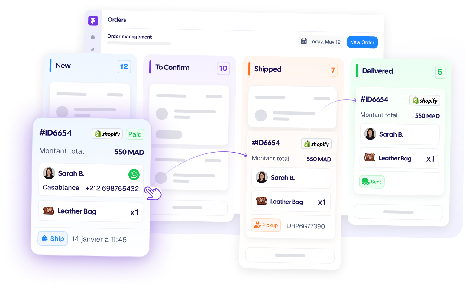Kanban Track Orders By Stage Img