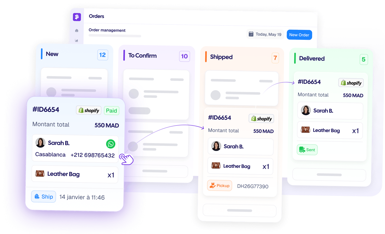 Kanban Track Orders By Stage Img