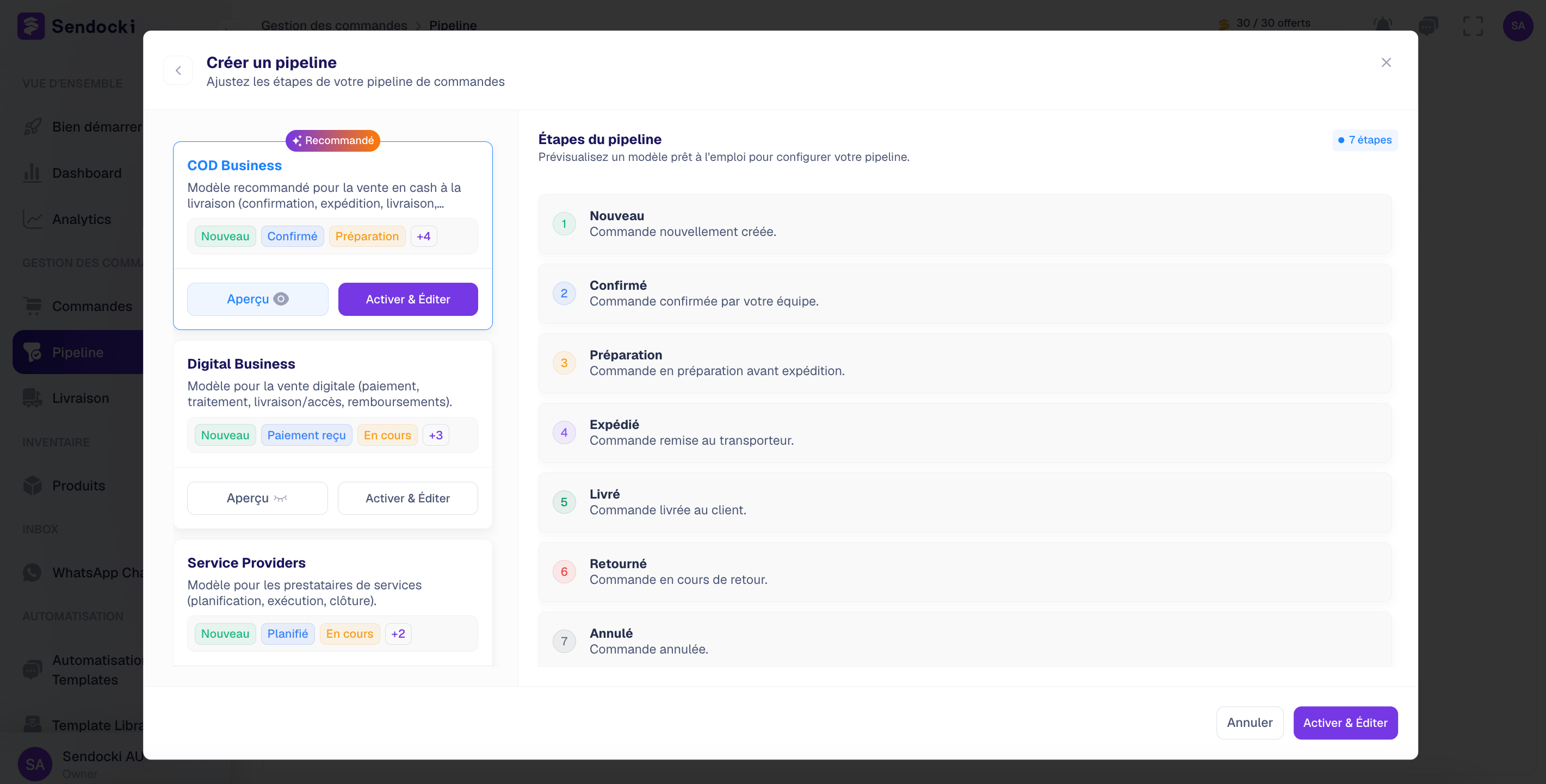 Create Pipeline Form Templates