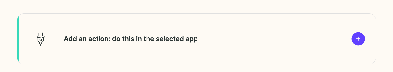 Add an action button in Sendspark workflow