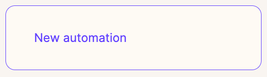 Sendspark Automated Workflows dashboard with new automation button