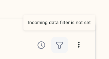 Workflow trigger settings with funnel icon to add filters