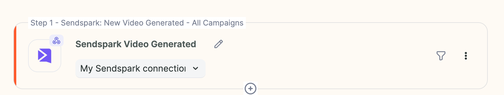 Trigger settings panel configured for all videos generated event