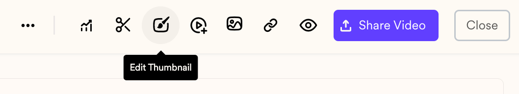 Launch thumbnail editor