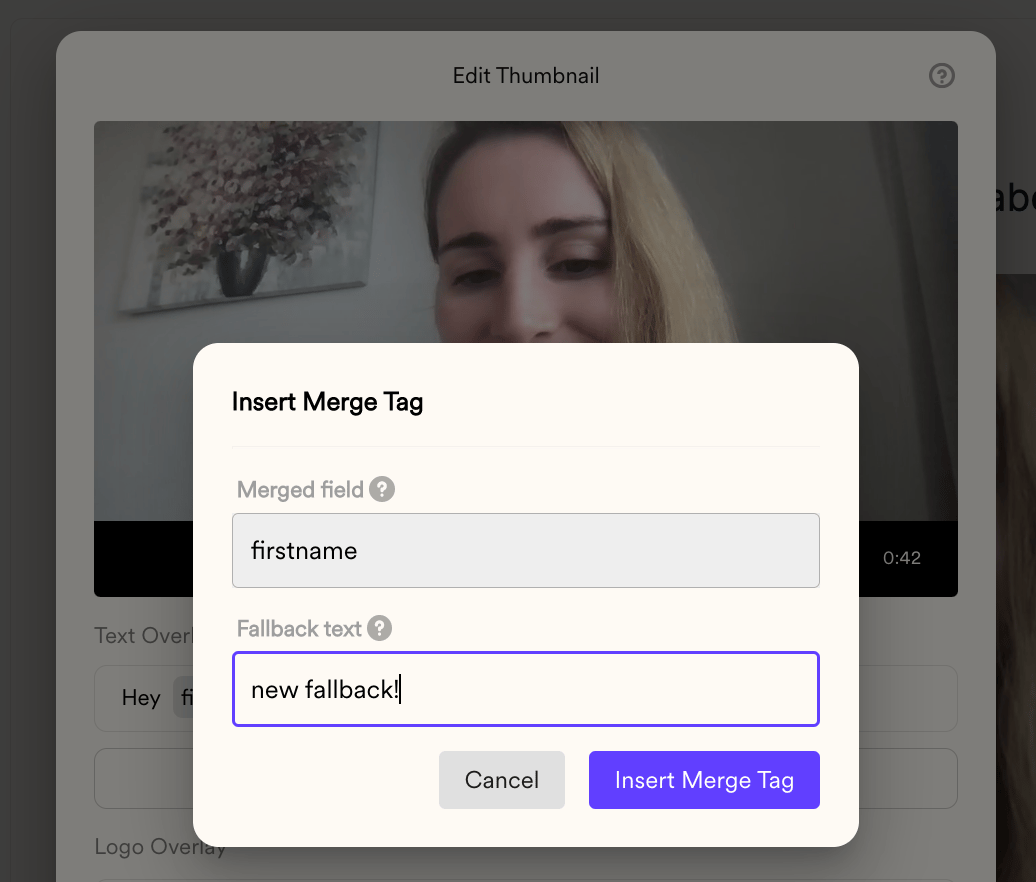 Change merge tag fallback