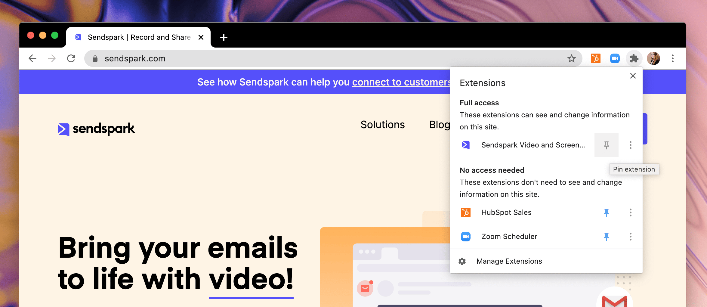 Pin Chrome Extensions