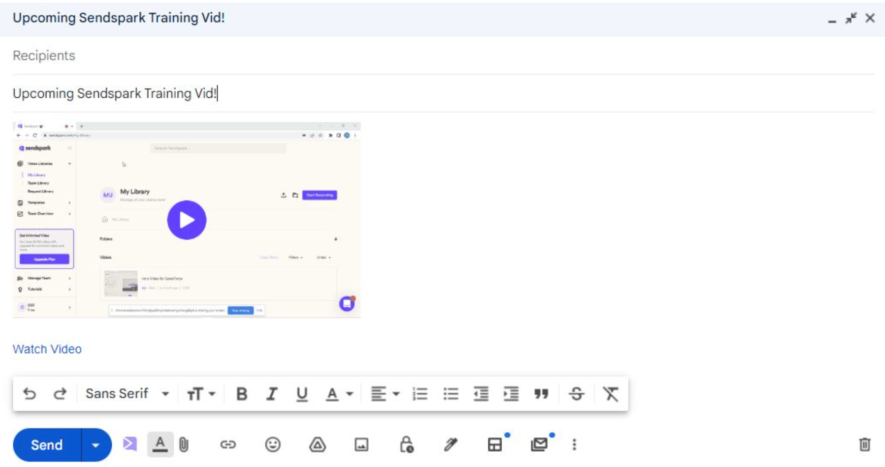 Customer.io Video Email
