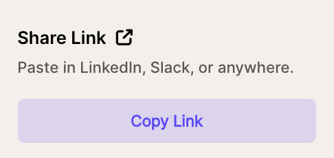 Copy Video Share Link for Constant Contact