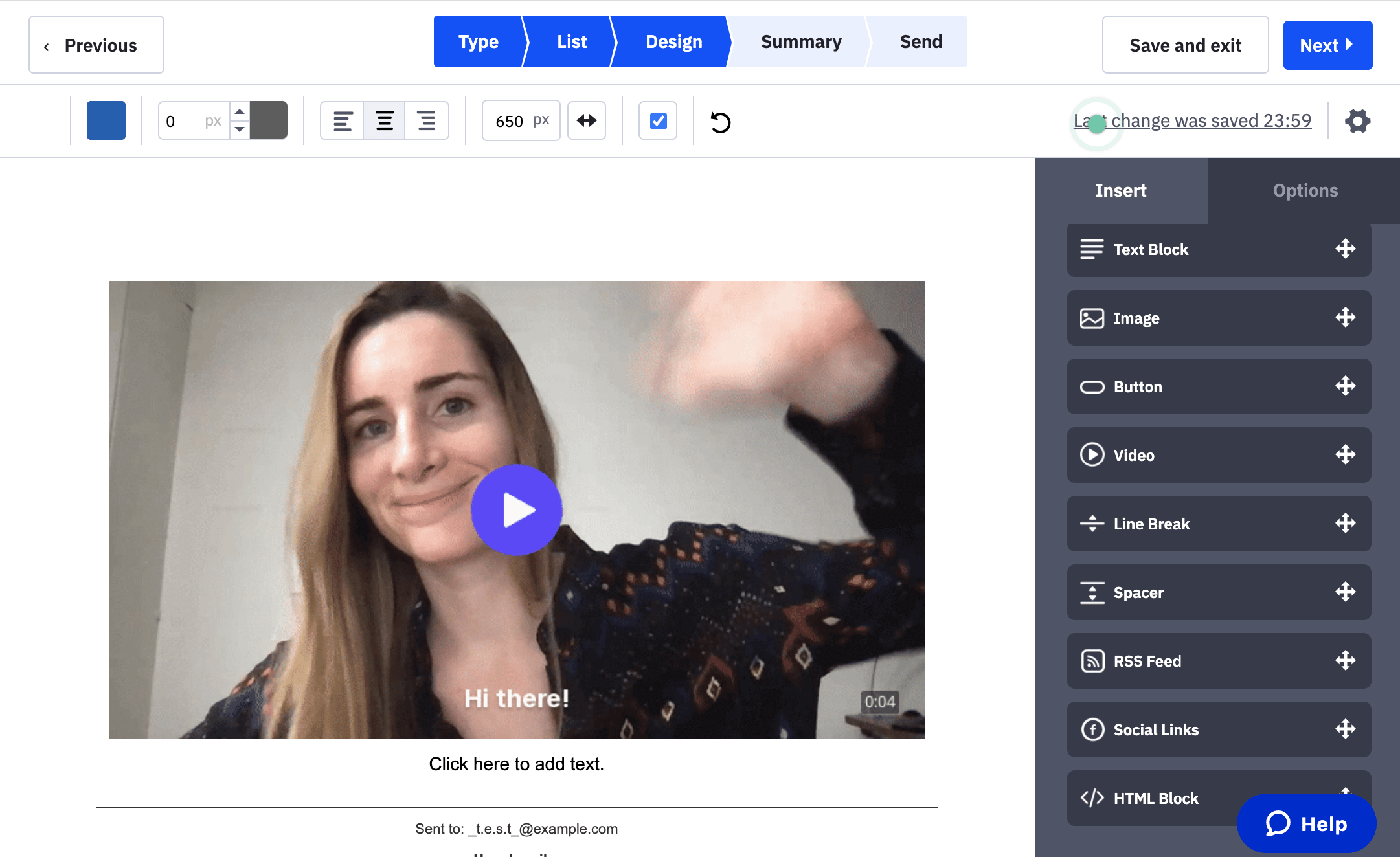 Send Video Email in ActiveCampaign