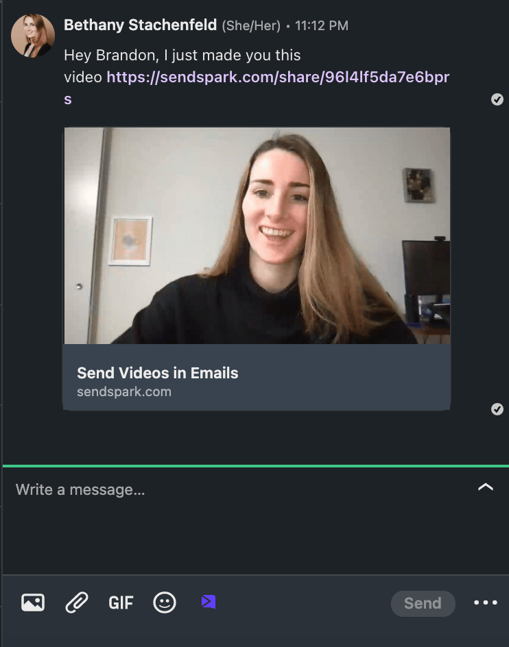 Send Videos on LinkedIn