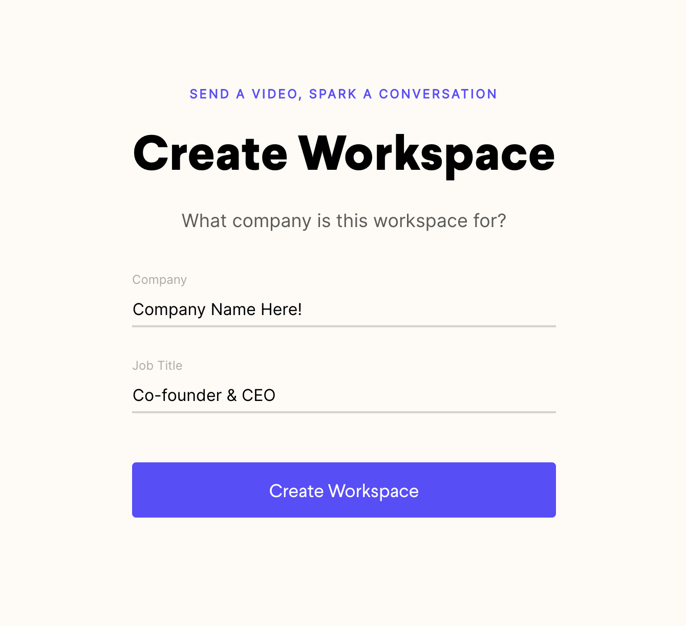 Add Company Name