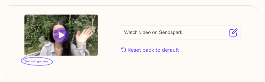 Remove branding from video share snippet