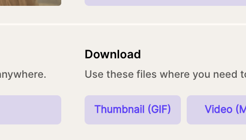 Sendspark download thumbnail GIF option for video preview creation