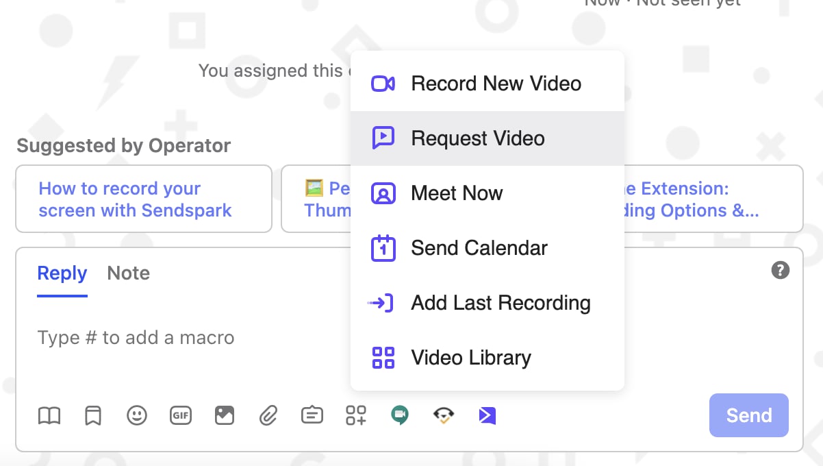 Request Videos from Intercom