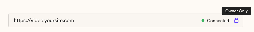 Custom Domain is Connected
