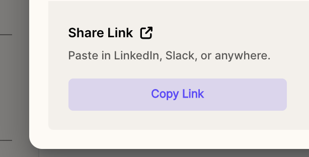 Share Link button