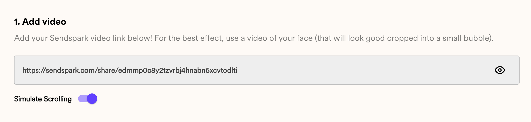 Simulate Scrolling Over Webpages in Dynamic Videos