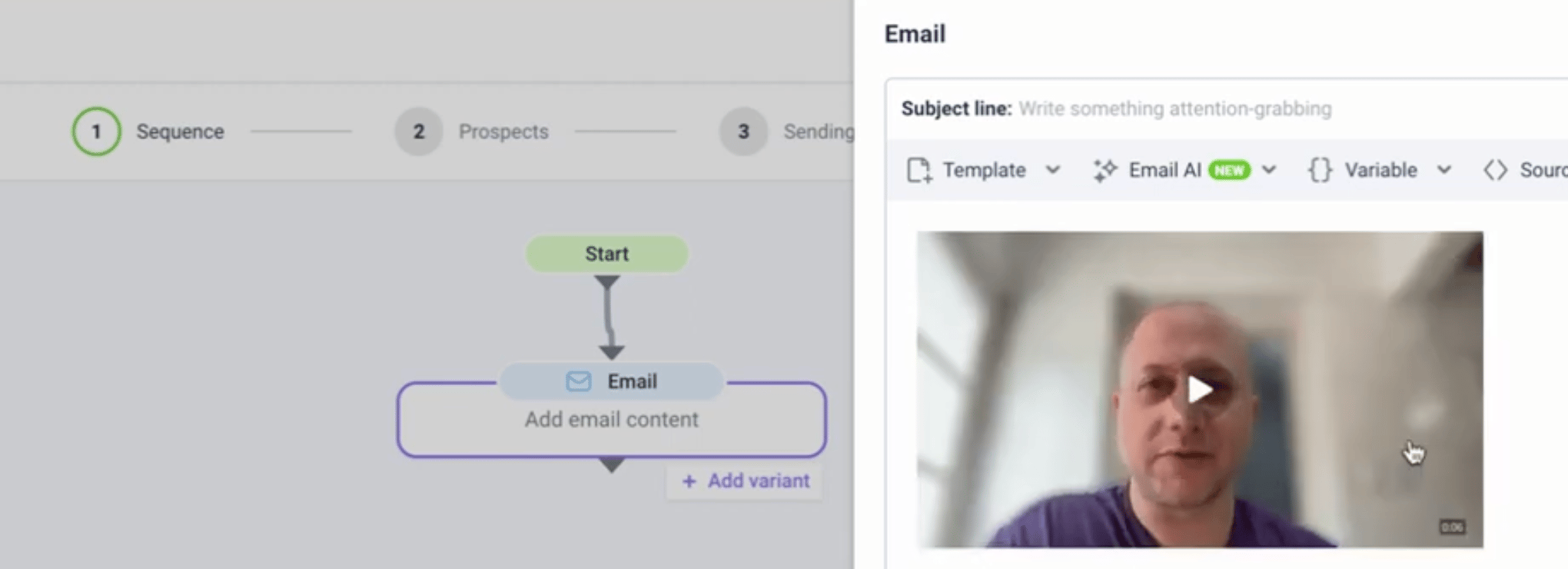 Email editor with Snippet Code pasted and ready to save