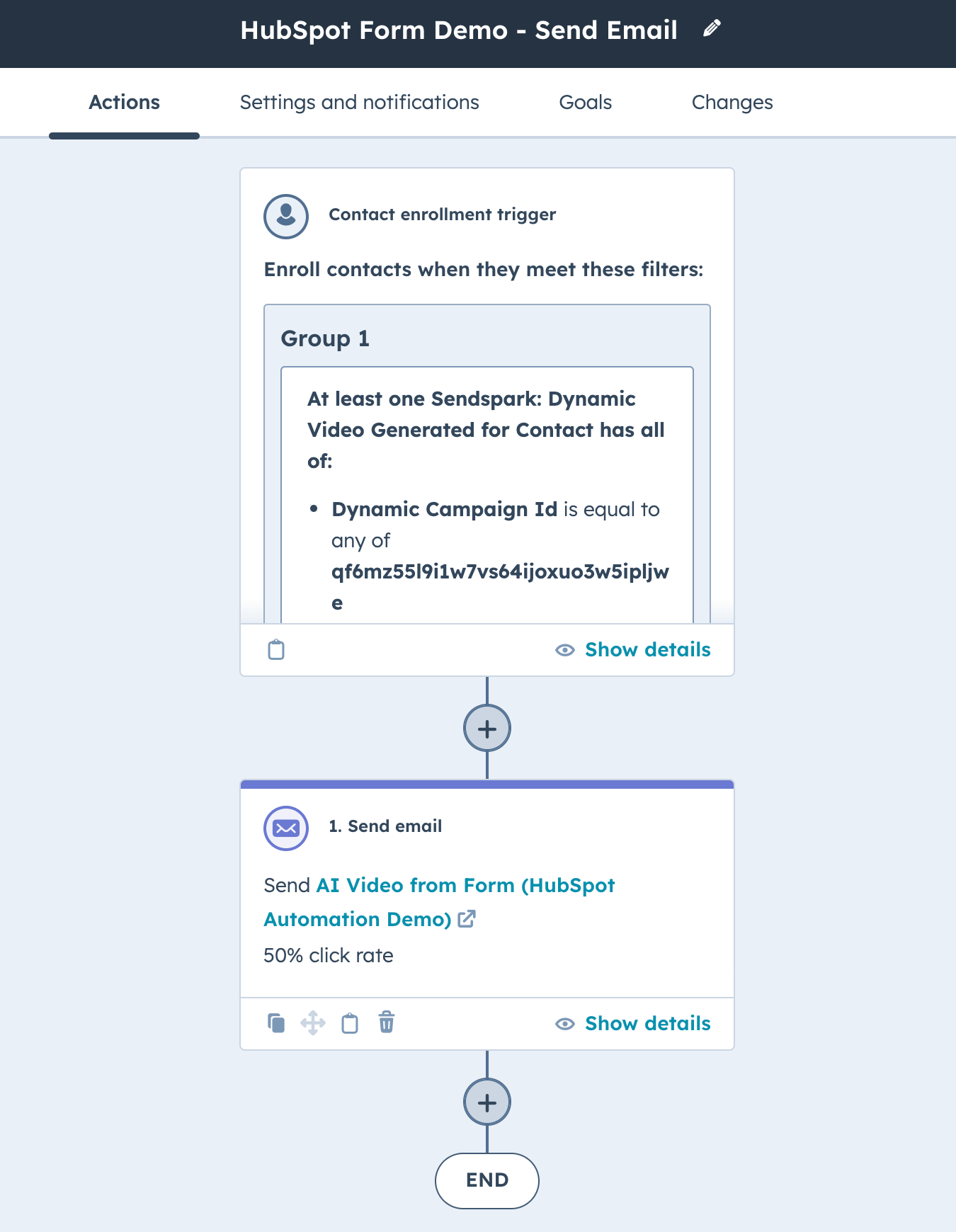Automatically Send Sendspark Dynamic Videos in HubSpot