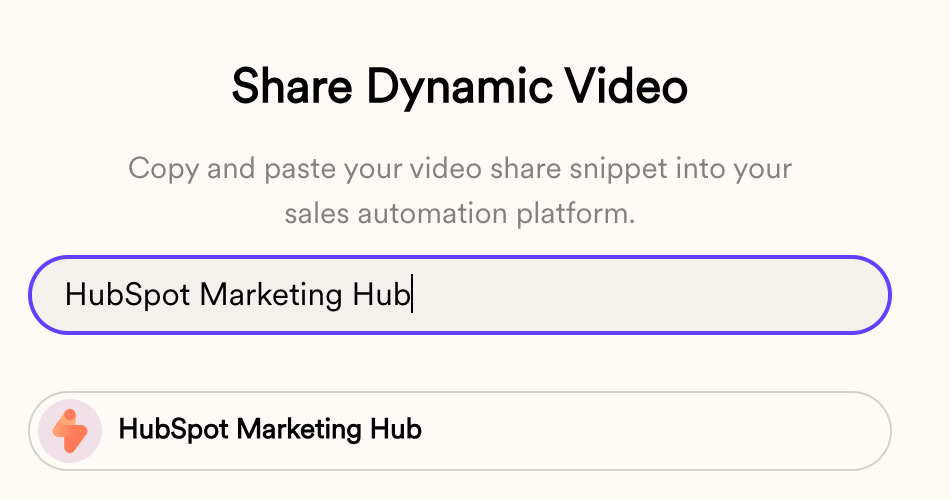 Send Video Emails in HubSpot
