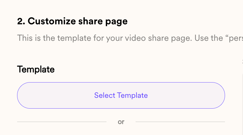Dynamic Campaign builder interface with template dropdown showing calendar option