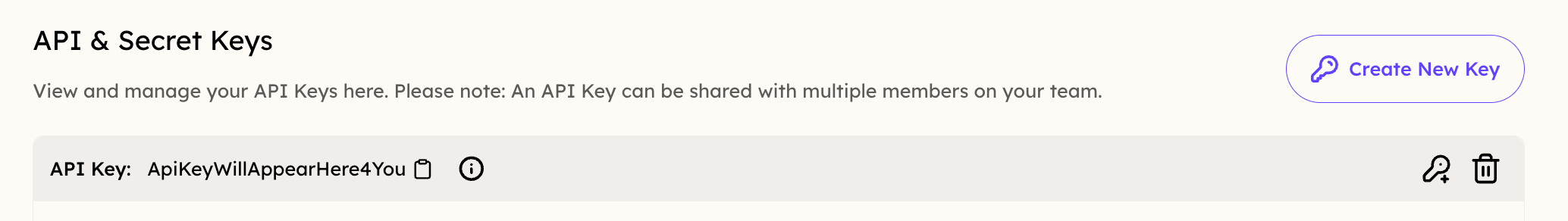 Sendspark API and Secret Keys