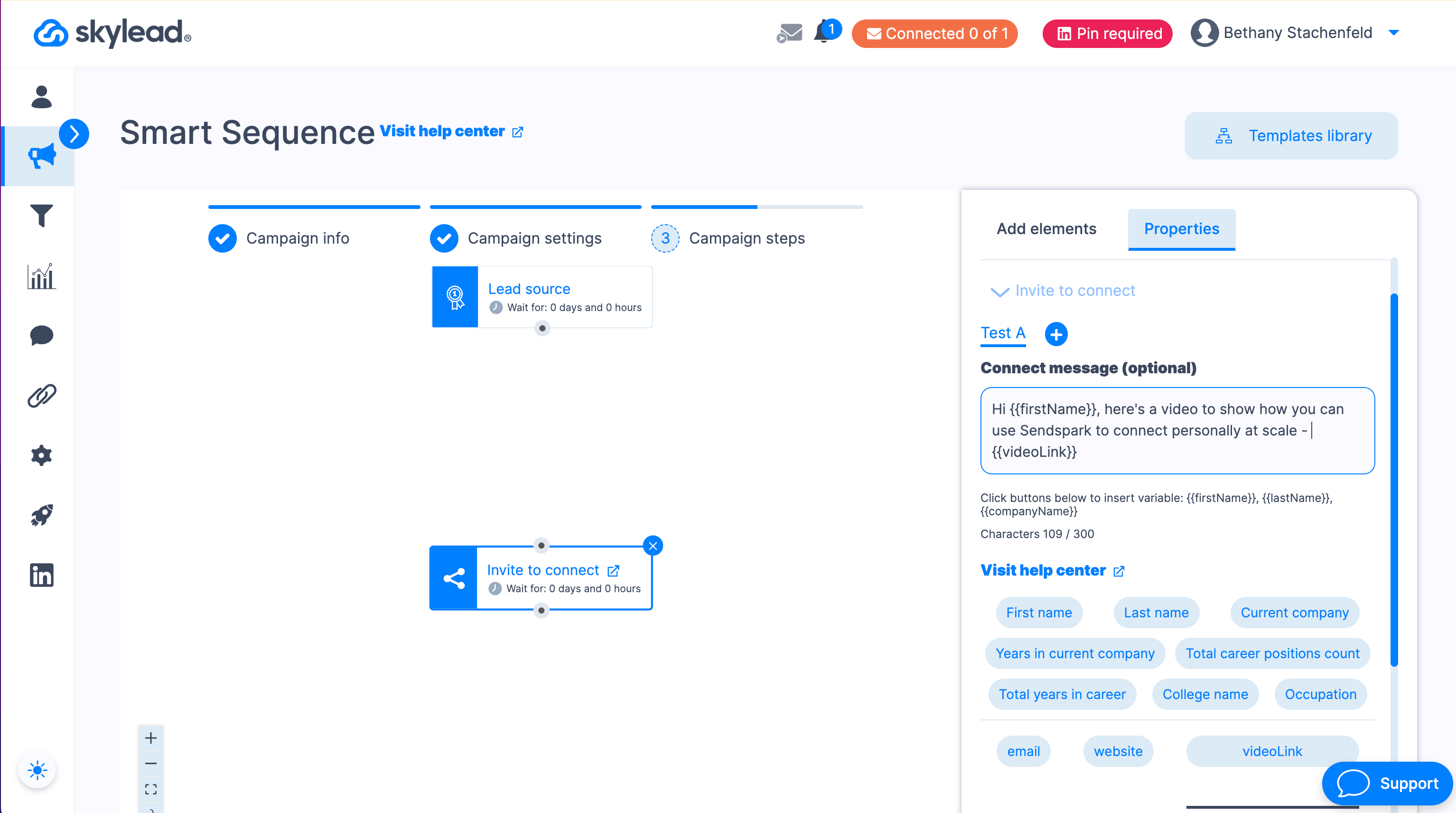 Create AI Video Sequence in Skylead