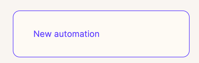 Sendspark Agentic Workflows section with create new automation option