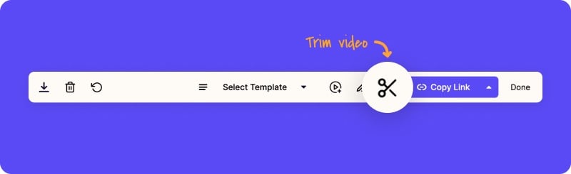 Trim button