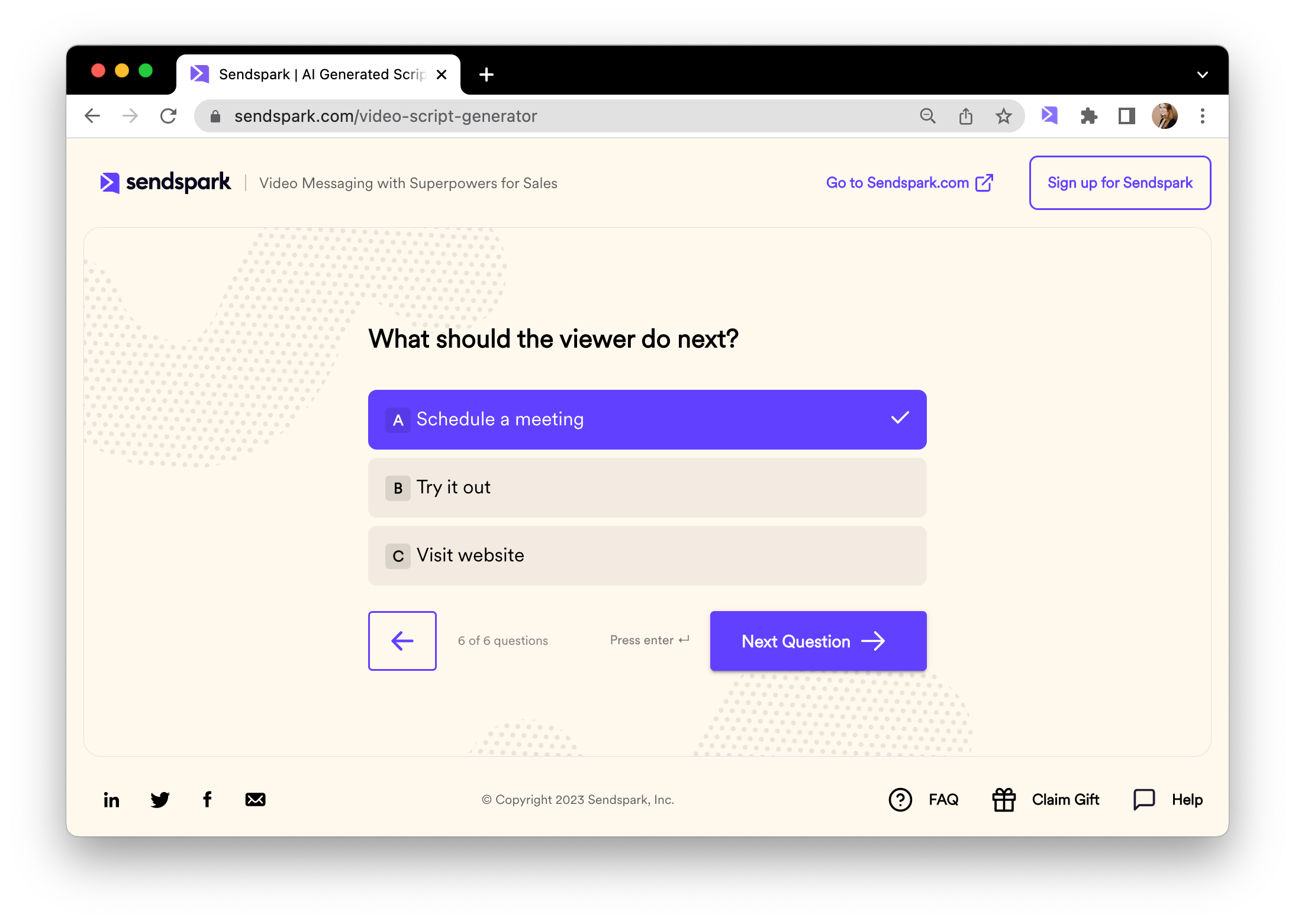 Video Script Call-to-Action