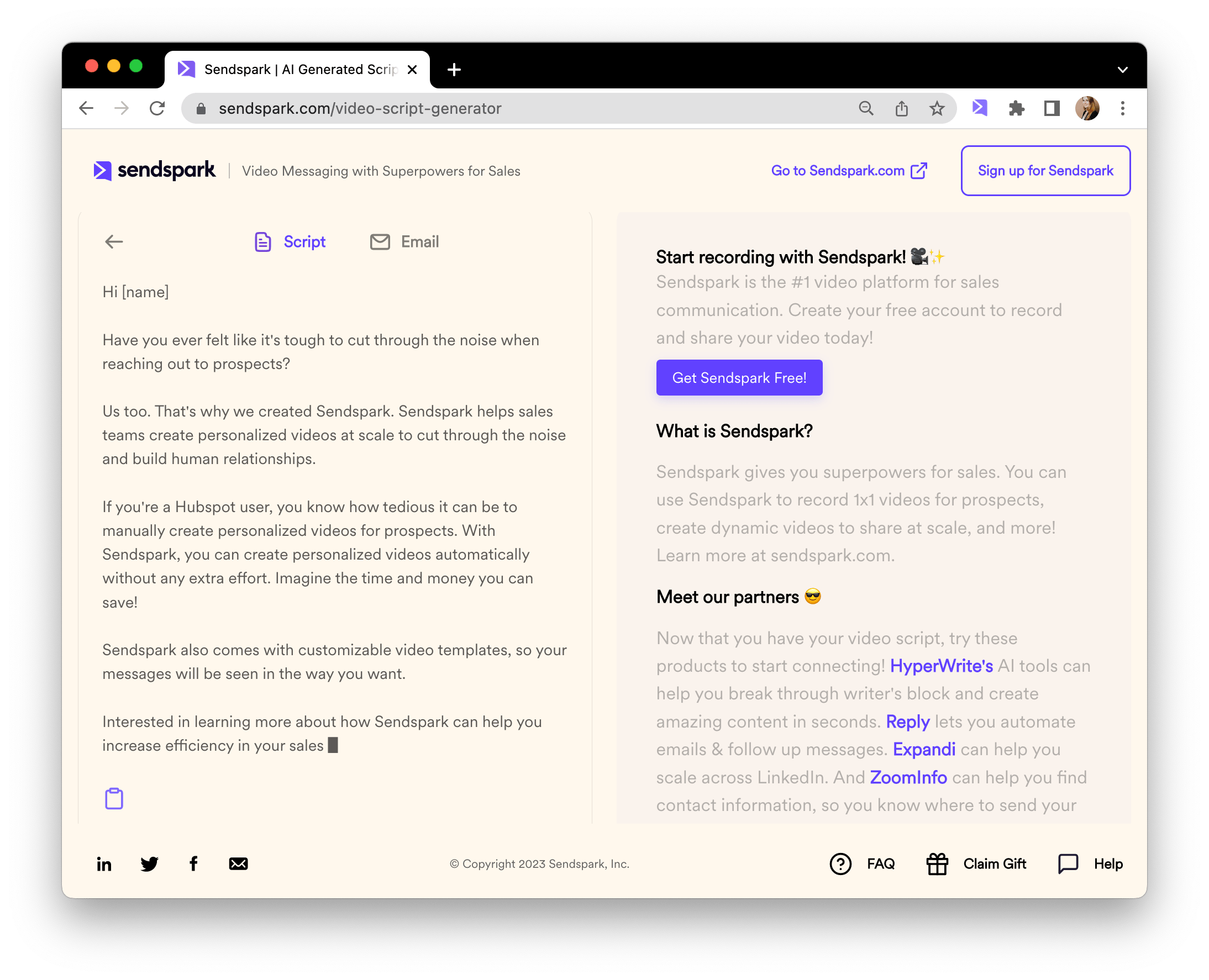 Video Script Example