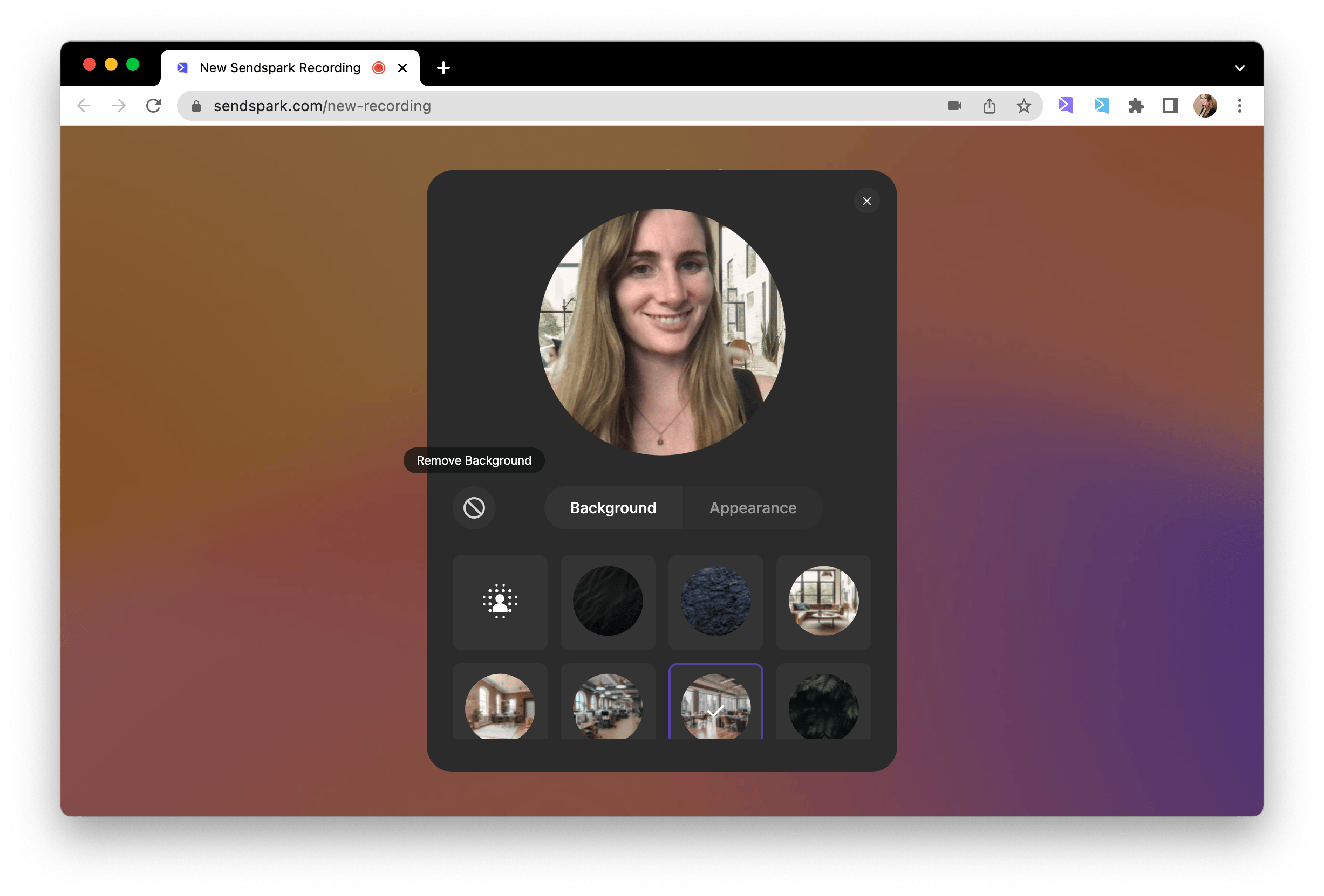 Remove virtual background and camera effects